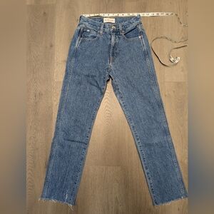 SLVRLAKE Hero Straight Leg Blue Jeans Size 24